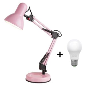 Lampă LED de masă ROMERO 1xE27/10W/230V roz Brilagi