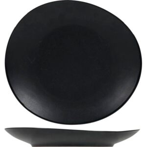 Farfurie întinsă Cosy&Trendy Vongola Black 22,2x20,3 cm