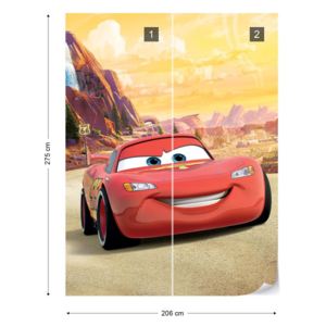 Fototapet - Disney Cars Vliesová tapeta - 206x275 cm