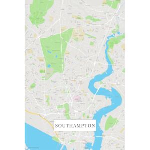 Harta Southampton color