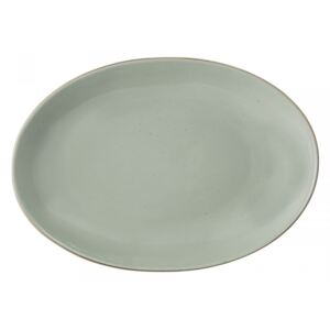 Platou verde oval din ceramica 30,5 cm Spring Bloomingville