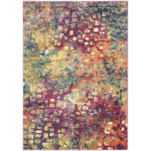 Covor Modern & Geometric Alec, Roz/Multicolor, 90x150