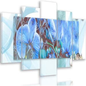 CARO Tablou pe pânză - Orchid Composition 2 100x70 cm