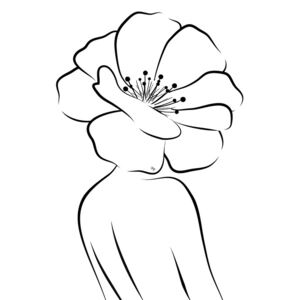 Ilustrare Flower Head, Martina Pavlova