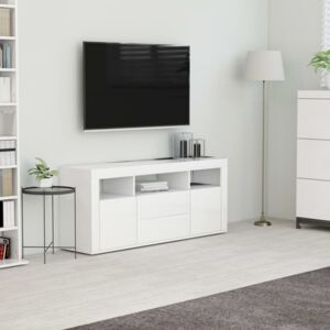 Comodă TV, alb, 120 x 30 x 50 cm, PAL