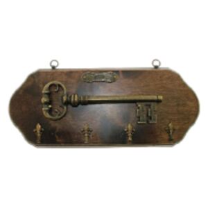 Suport de chei medieval din lemn Cheia Castelului