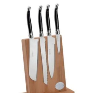 Set 4 cuțite din inox cu suport magnetic Jean Dubost