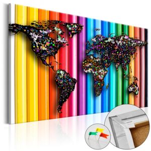 Tablou din plută - Colored Pencil 90x60 cm