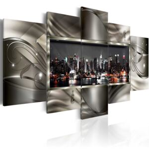Tablou pe pânză - Night in New York II 100x50 cm