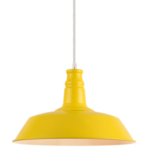 Lampa design vintage - lampa suspendata in culori pastel - suspendare moderna (galben mustar)