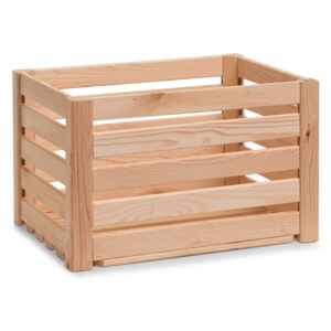 Cutie pentru depozitare din lemn, Pine Natural, L40xl30xH24 cm