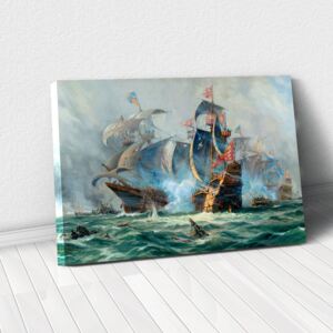 Tablou Canvas - Ships War