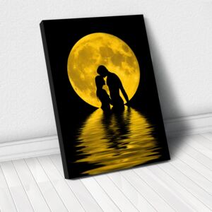 Tablou Canvas - Iubire sub luna