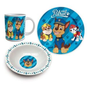 Set mic dejun 3 piese ceramica Paw Patrol Puppy