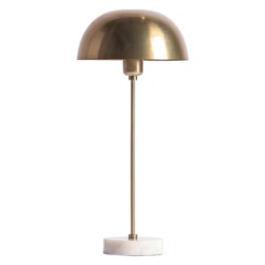 Lampa de birou alba/aurie Ø24 cm Lamp