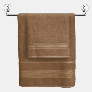Prosop Moreno maro, material cu fibre de bambus maro 50x90 cm