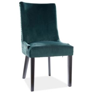 Jídelní židle CLAUDE Velvet, 51x99x45, černá/bluvel 78