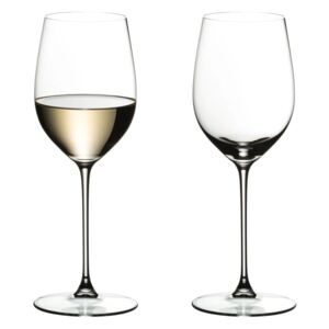 Set 2 pahare pentru vin, din cristal Veritas Viognier / Chardonnay Clear, 370 ml, Riedel