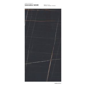 Gresie Sahara Noir Lucios 160x320x0,6 cm