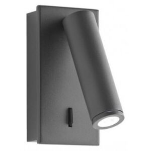 Resigilat - Aplică de perete LED încastrabilă Redo ROD, negru mat