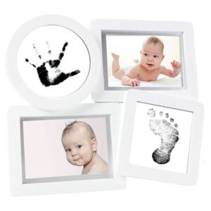 Rama foto Babyprints Collage, alb