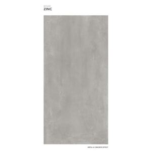 Gresie Metaline Zinc mat 120x260x0,6 cm