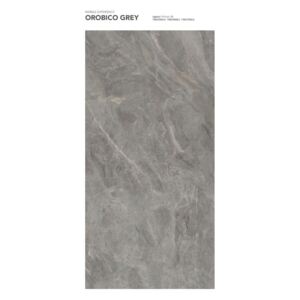 Gresie Orobico Grey Lucios 120x260x0,6 cm