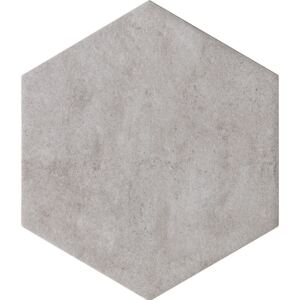 Gresie Hexagonala Bibulca Esagona Grey 18x21