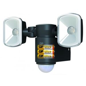 Proiector LED GP Safeguard 2.1, baterie si senzor miscare, 2x LED, autonomie 300 zile