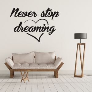 Sticker Decorare Pereti - Never Stop Dreaming