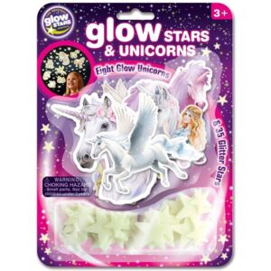 Stele si unicorni fosforescenti The Original Glowstars Company, 3 ani +