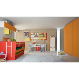 Dormitor complet Complete bedroom Eresem C106 Colombini Casa colorful and modern