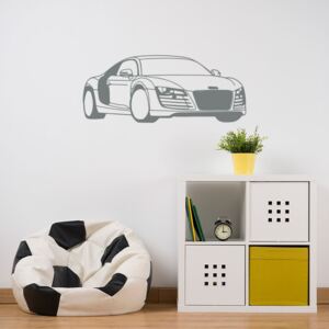 GLIX Audi - autocolant de perete Gri 120 x 50 cm