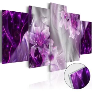 Imagine pe sticlă acrilică - Purple Utopia 100x50 cm