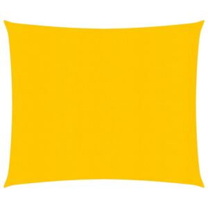 Pânză parasolar, galben, 2,5x2,5 m, HDPE, 160 g/m²