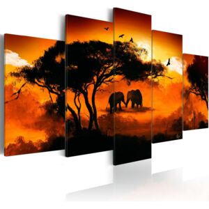 Tablou Bimago - African love 100x50 cm