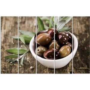 CARO Tablou pe pânză - Fresh Olives 100x70 cm