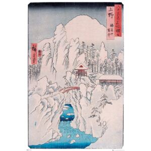 Hiroshige - Mount Haruna In Snow Poster, (61 x 91,5 cm)