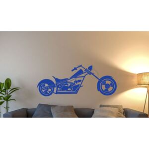 Chopper - autocolant de perete Albastru 100 x 40 cm