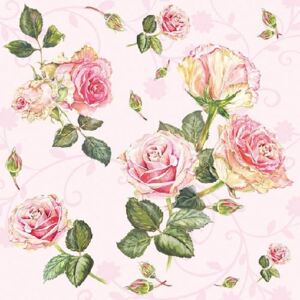 Servetele Rose roz 25 cm