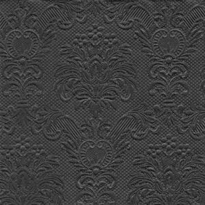 Servetele decorative Elegance din hartie neagra 40 cm
