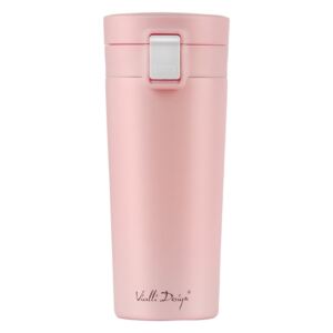 Cană termică Vialli Design Fuori, 400 ml, roz