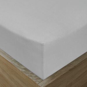 Goldea cearceafuri de pat din jersey cu elastic - gri deschis 180 x 200 cm