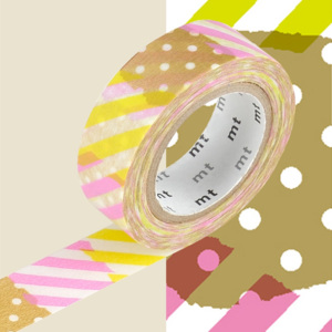 Bandă decorativă Washi MT Masking Tape Deline, rolă 10 m