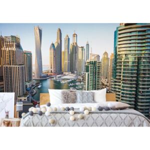 Fototapet - Dubai Marina City Skyline Papírová tapeta - 184x254 cm