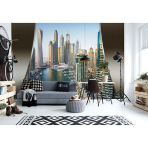 Fototapet - Dubai City Skyline Vliesová tapeta - 312x219 cm