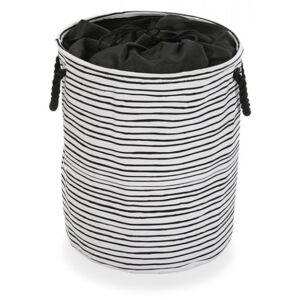 Cos de rufe alb/negru din poliester 35x40 cm Black Line Laundry Mini Versa Home