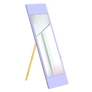 Oglindă cu suport Oyo Concept, 35x140 cm, albastru-violet