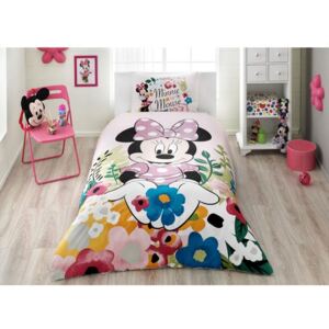 Lenjerii de pat copii, TAC Disney 3 piese, Minnie glitter
