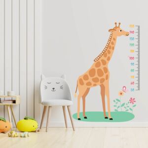 Sticker pentru perete - Metru cu girafa